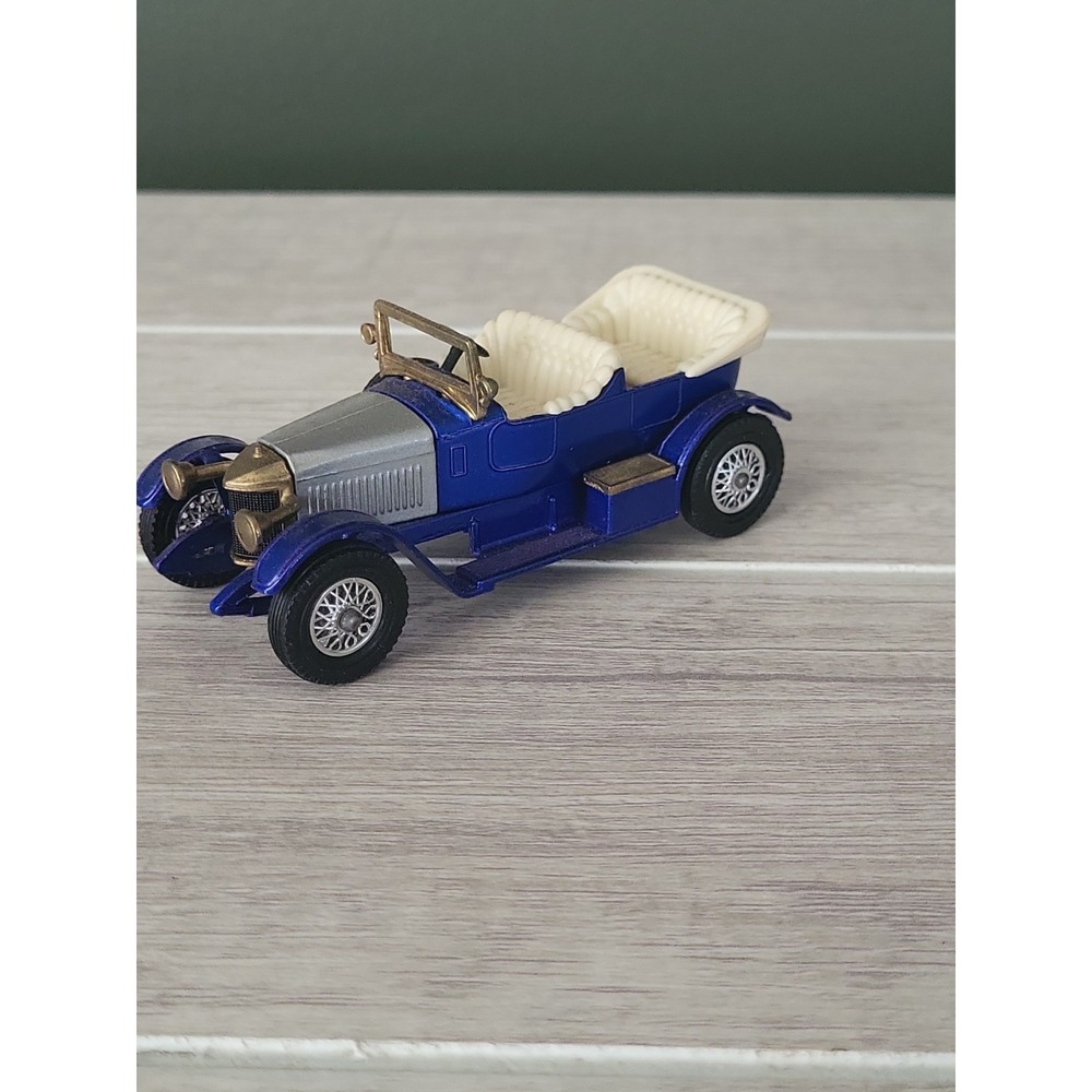 1/43 SCALE VINTAGE 1914 PRINCE HENRY VAUXHALL BLUE MODELS OF YESTERYEAR LESNEY